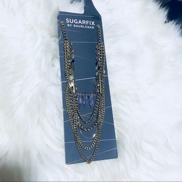 *5 FOR $25*NWT Sugarfix Quartz Statement Necklace - Picture 4 of 4